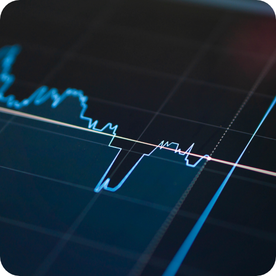 EUREX graph visual stock image square chart