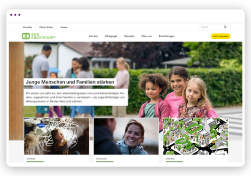SOS Kinderdorf_Menu