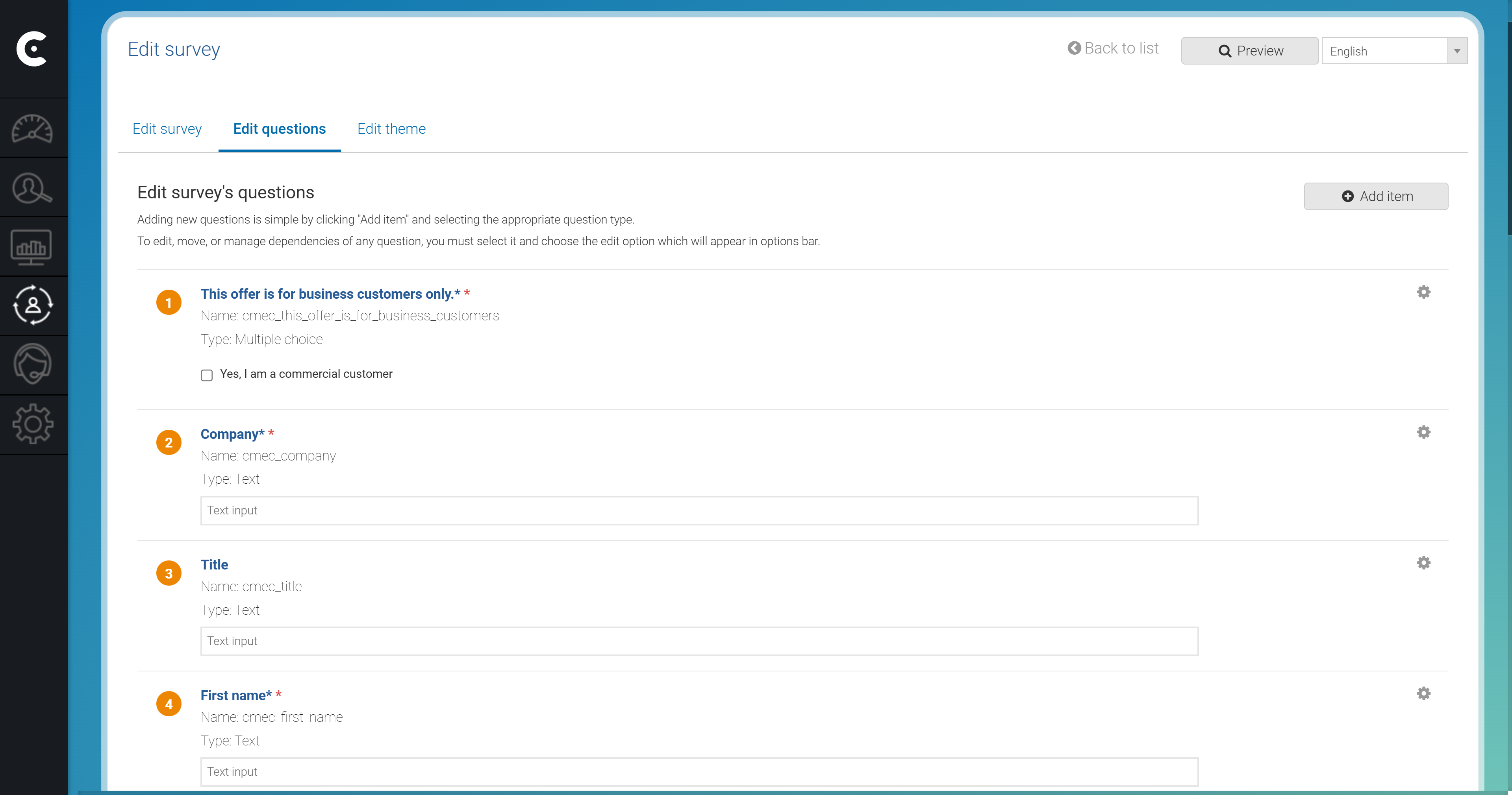 Form Builder in the CoreMedia Engagement Cloud 