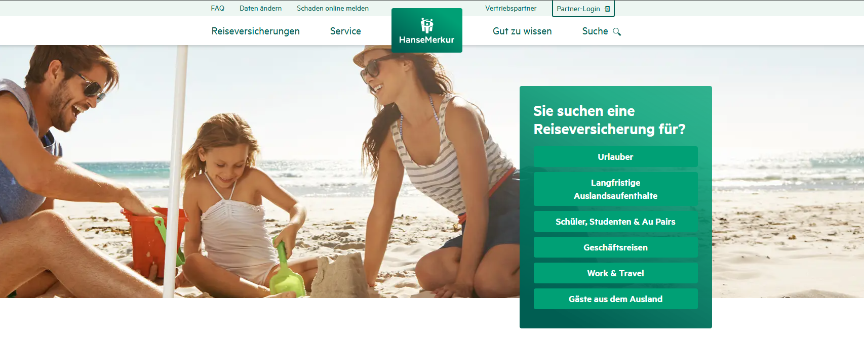 Product advice regarding travel insurance