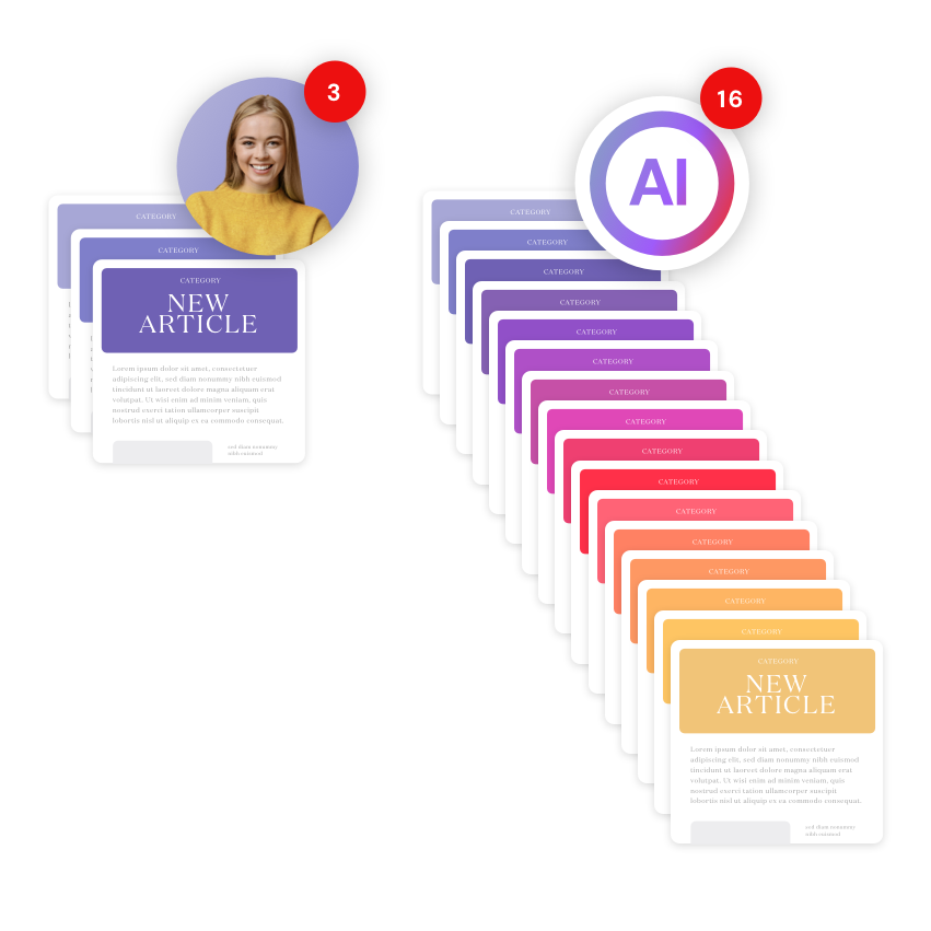 broad AI content vs AI content governance