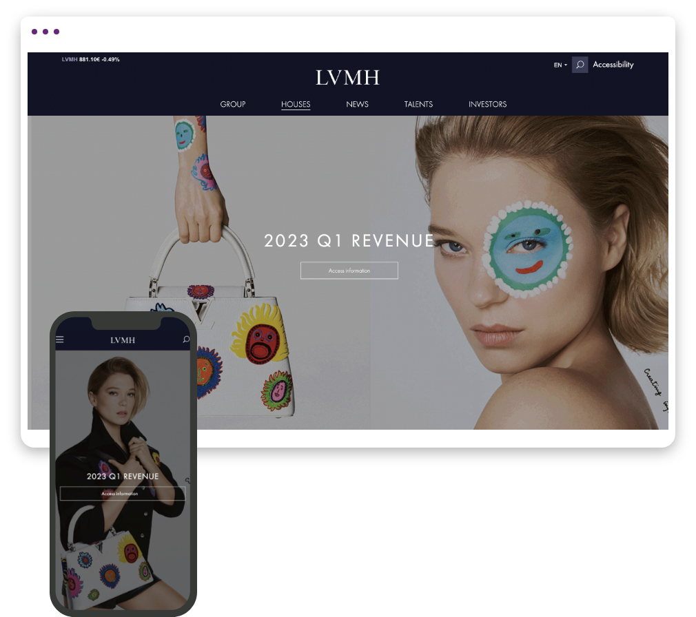 LVMH Louis Vuitton | Luxury Brands | Client Stories | CoreMedia CMS