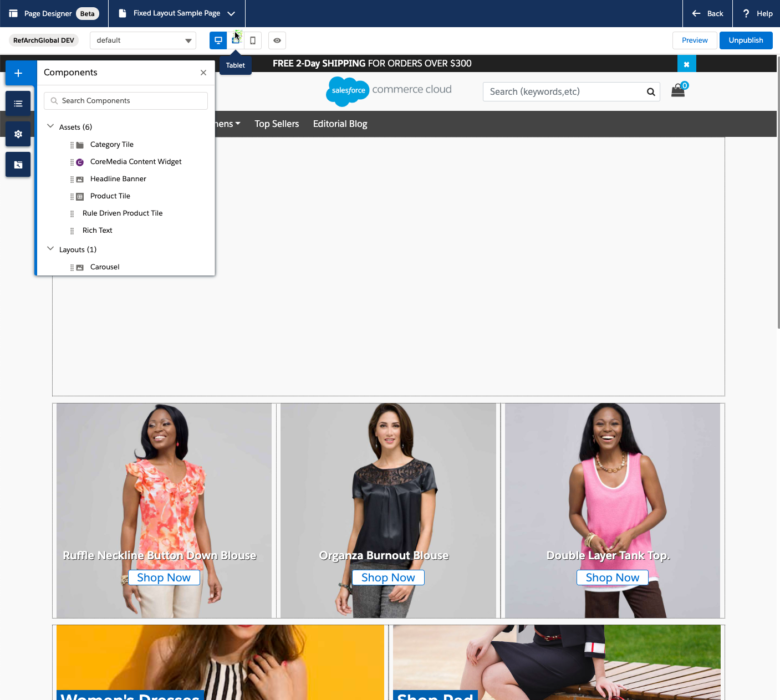 Salesforce Page Designer Screenshot