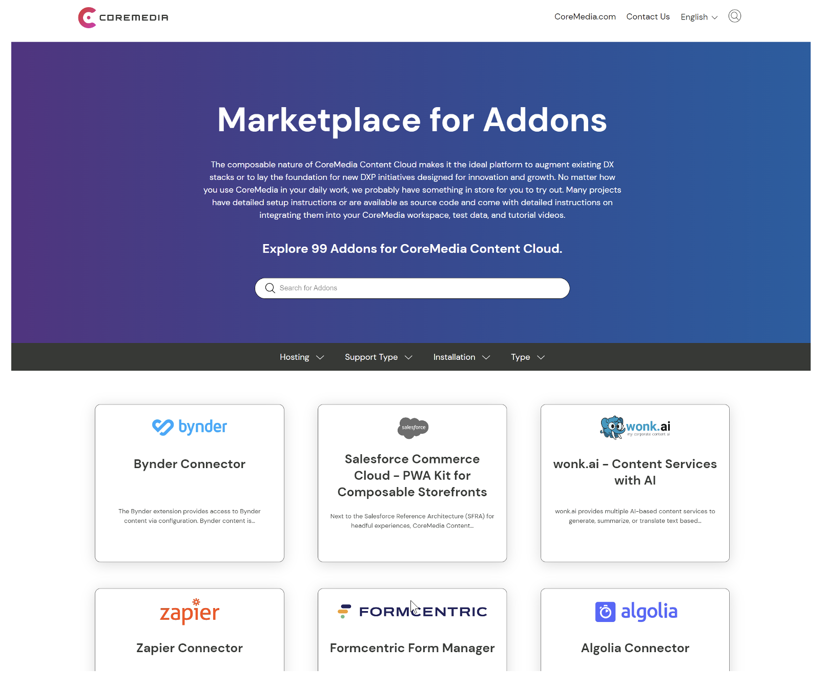 Marketplace für Addons 2