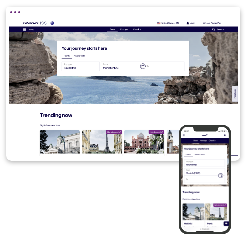 Finnair-Website